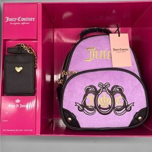 Juicy couture backpack gift set
